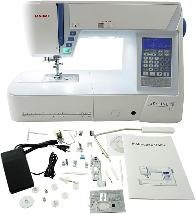 Janome S5 Computerized Sewing Machine Amazon.ca Home & Kitchen