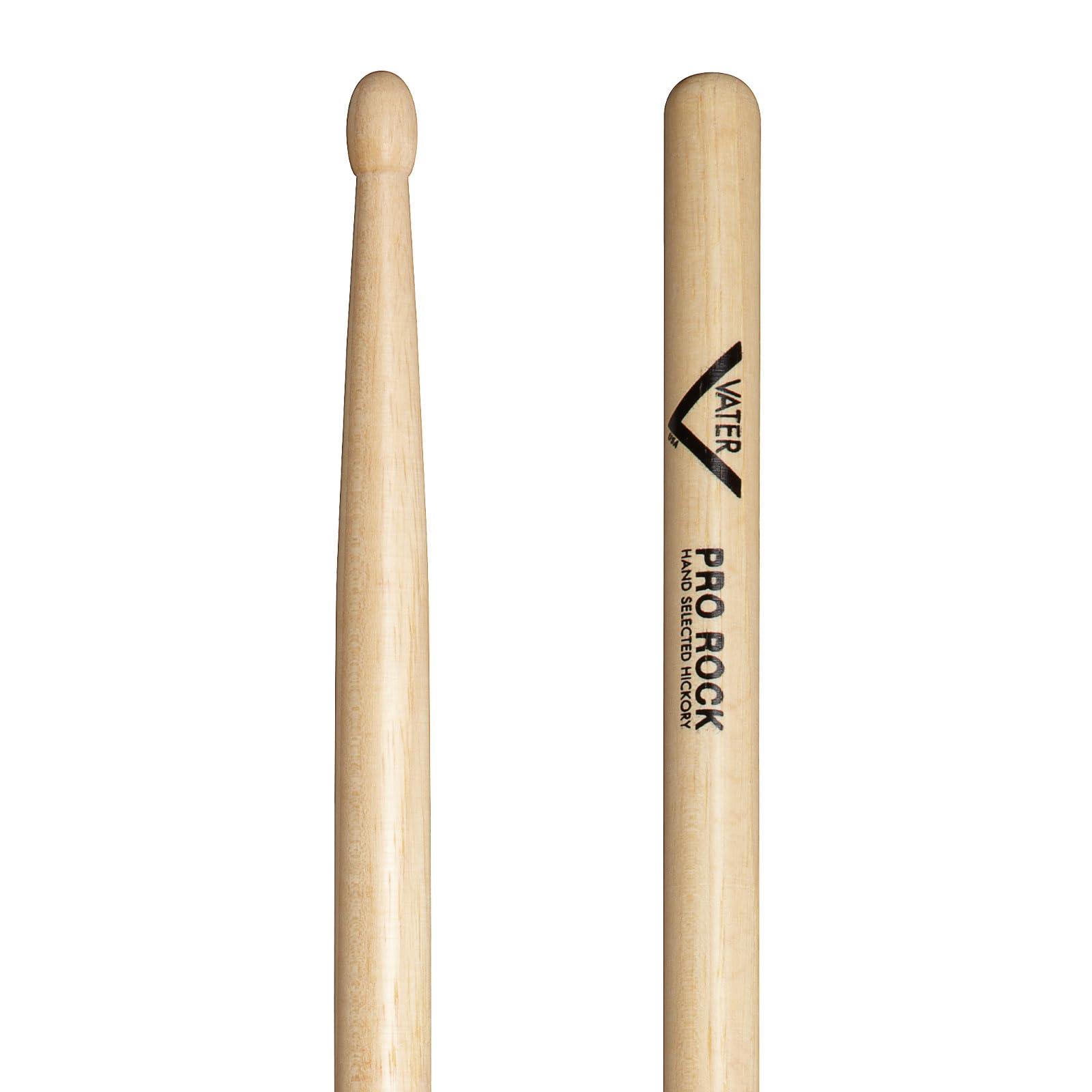 Vater - Pro Rock (Wood Tip) American Hickory Drumsticks - VHPRW