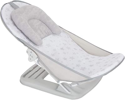 just4baby Foldable Adjustable Baby Bather Grey Bath Seat UK Seller