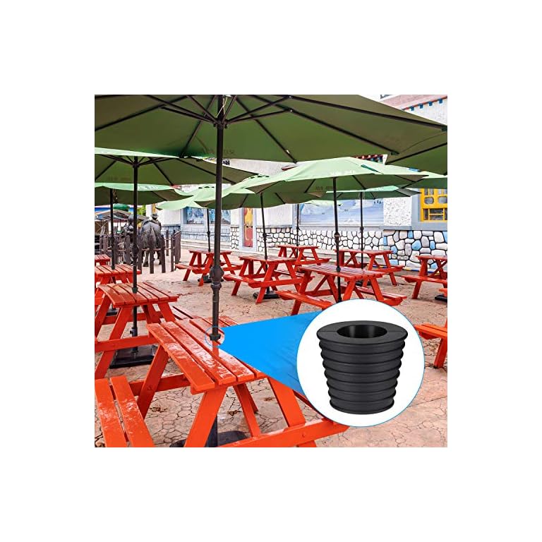 ZOCIPRO Tapón de Cuña de Cono de Paraguas Soporte de Base de Parasol