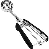 Ice Cream Scoop, 18/8 Stainless Steel Cookie Scoop, Cookie Scoops for Baking, 2 Tbsp/ 30 ml/ 1 oz Cookie Dough Scoop, Ice Cre