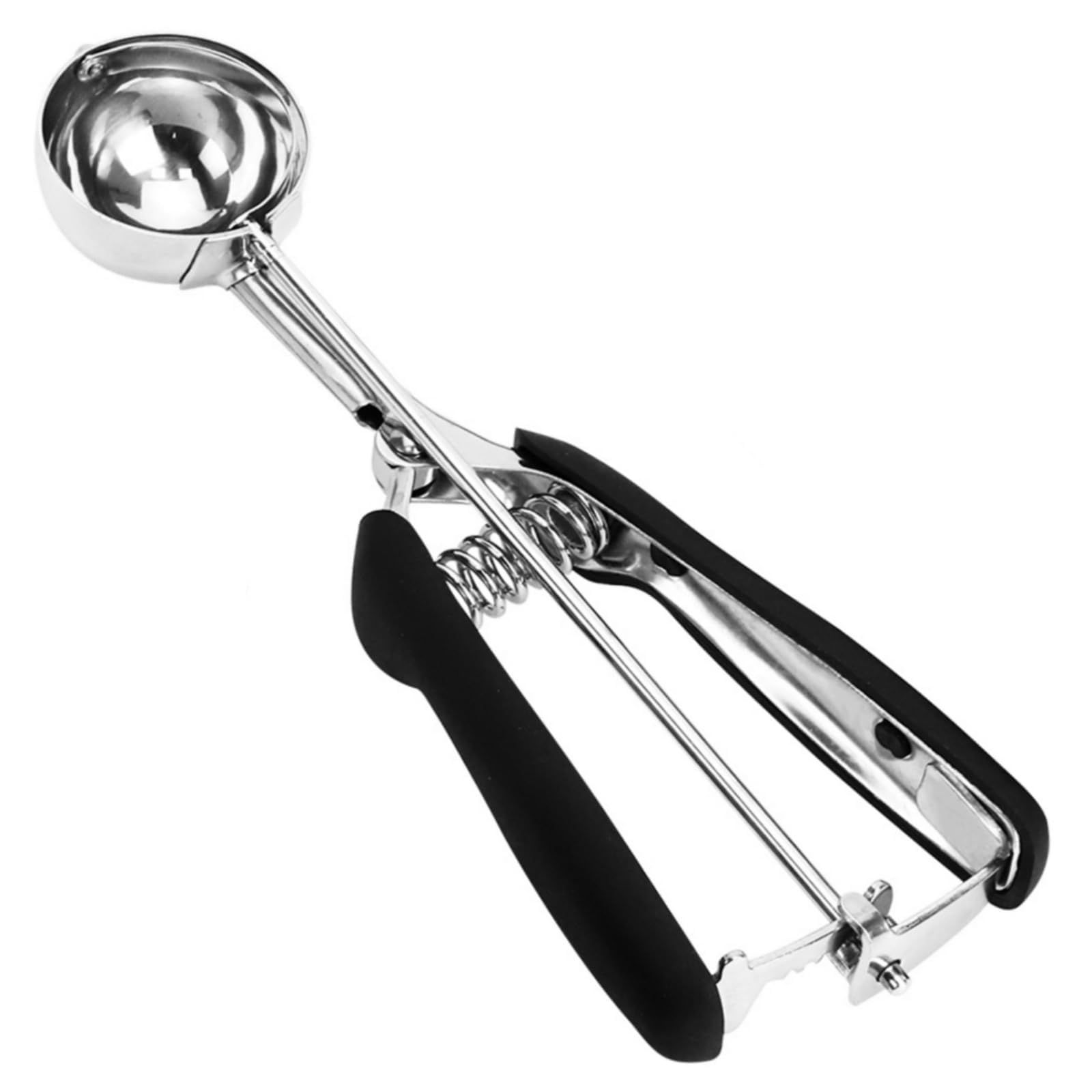Photo 1 of Ice Cream Scoop, 18/8 Stainless Steel Cookie Scoop, Cookie Scoops for Baking, 2 Tbsp/ 30 ml/ 1 oz Cookie Dough Scoop, Ice Cream Scooper with Trigger Release, Cookie Scooper for Baking