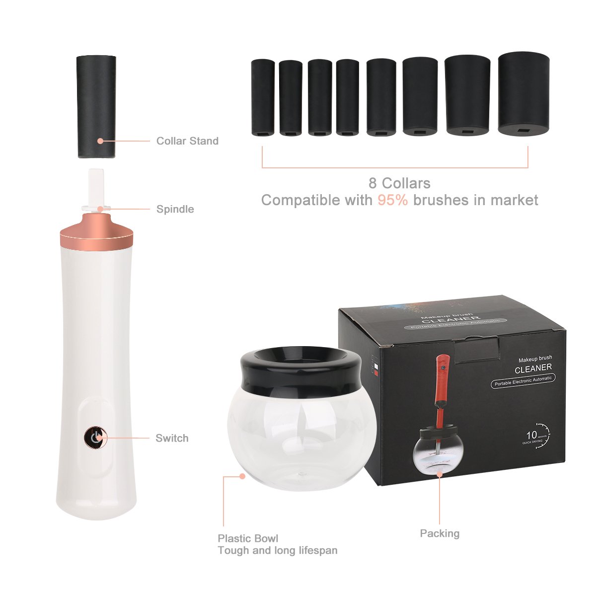 INKERSCOOP Shower Filter Hard Water, 12-Stage Shower Filter Deep Water Purifier, Shower Water Filter 4 Replaceable Filter Cartridges, Remove Chlorine, Heavy Metal Harmful Substances