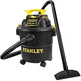 Stanley Wet/Dry Vacuum, 5 Gallon, 4 Horsepower AC , Black, SL18115P