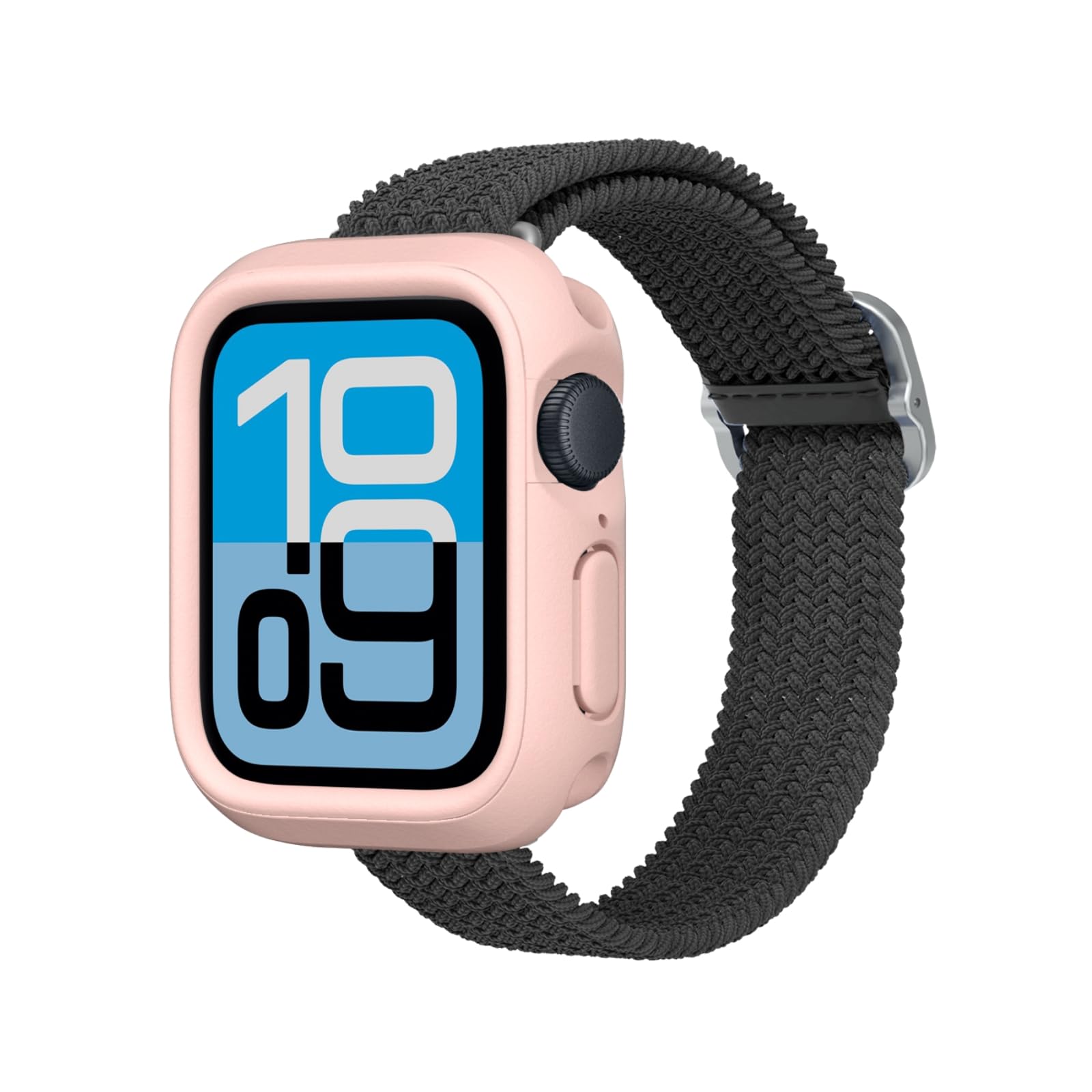 RHINOSHIELD Bumper Case Compatible with Apple Watch SE 3 / SE 2 / SE/Series 6/5 / 4 (40mm) | Slim Protective Case, Lightweight and Shock Absorbent - Blush Pink