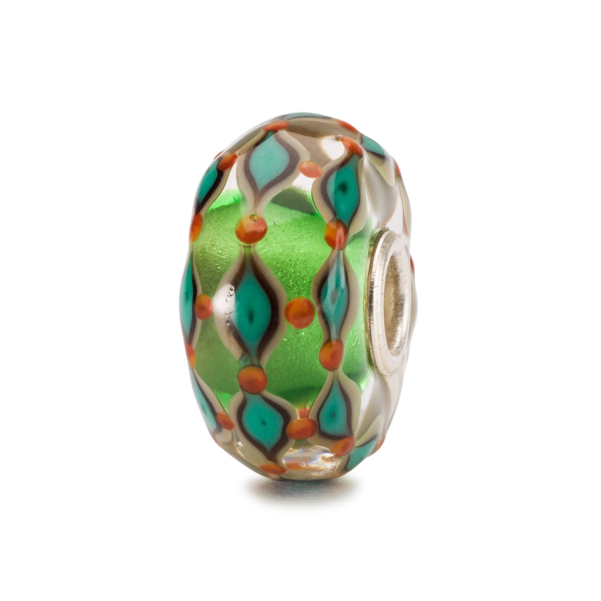 Trollbeads Green Field Bead