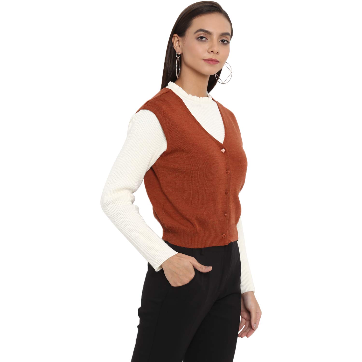 monte carlo brown pure wool sweaters