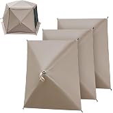 EVER ADVANCED Wind Panels for Pop up Gazebos, Rain Proof Screen Panels, 2000mm Water Resistant Screen Room Panel, Wind Proof Screen Panels, Three Pack