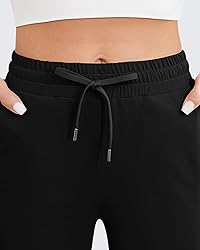 G4Free Black Wide Leg Pants for Women Sweatpants