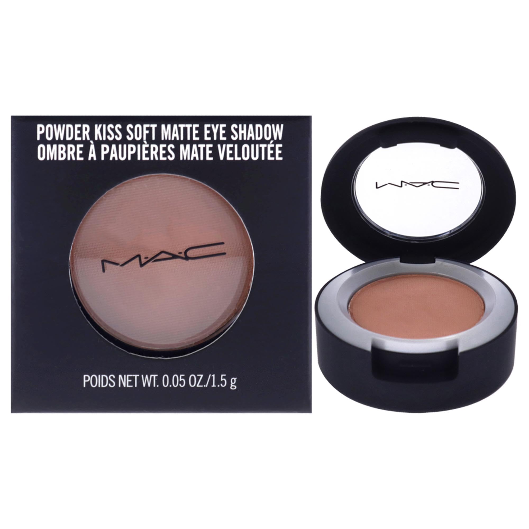 MAC Powder Kiss Eyeshadow - What Clout For Women 0.05 oz Eye Shadow
