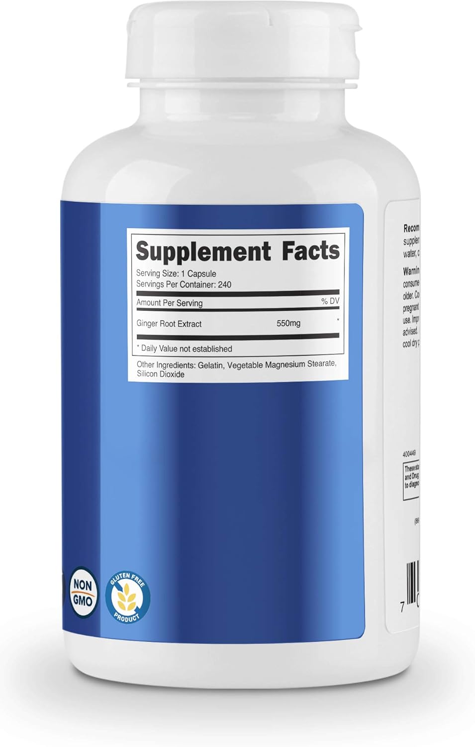 Nutricost Ginger Root Extract 550mg, 240 Capsules: Health & Personal Care