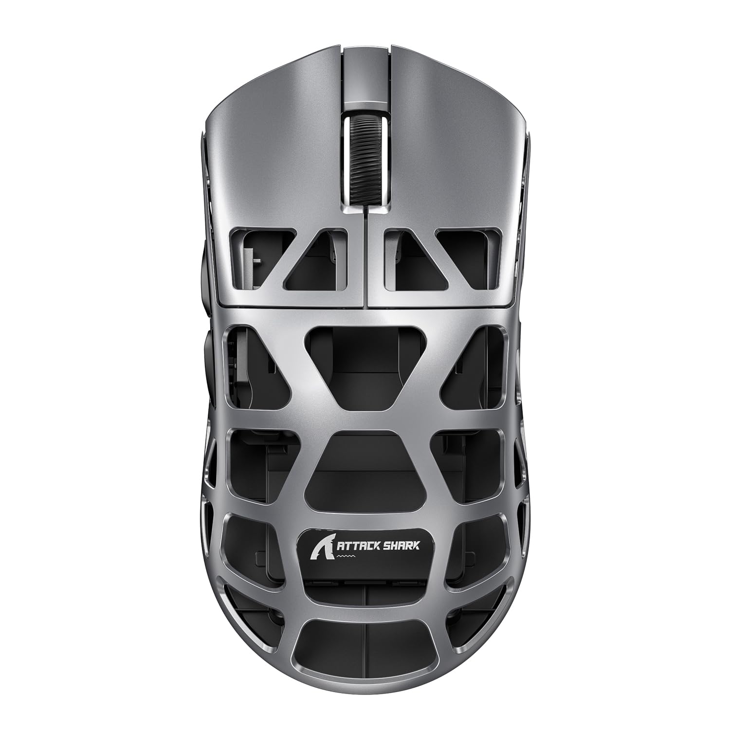 Photo 1 of ATTACK SHARK R3 46g Superlight Wireless Gaming Mouse, Magnesium Alloy BT/2.4Ghz/Wired Computer Mouse, PAW3395 26K DPI Sensor, 8000Hz Wireless Polling Rate Programmable Mice for PC/Laptop/Mac (Grey)