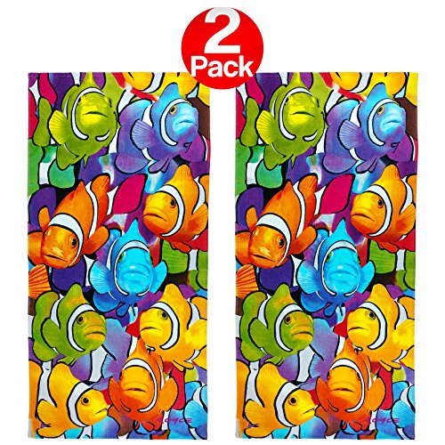Fish Beach Towels Kritters in the Mailbox Fish Beach Towel
