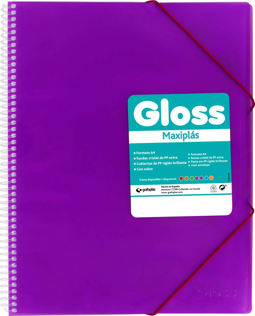 Grafoplás Folders of Covers 40 Fundas Berry