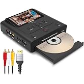 VHS to DVD Recorder &amp; Digital Converter, AV &amp; HDMI Inputs, No PC Needed | Connect an external VCR/VHS player, record to DVD or save MP4 to USB, SD or HDD, play on the unit or TV