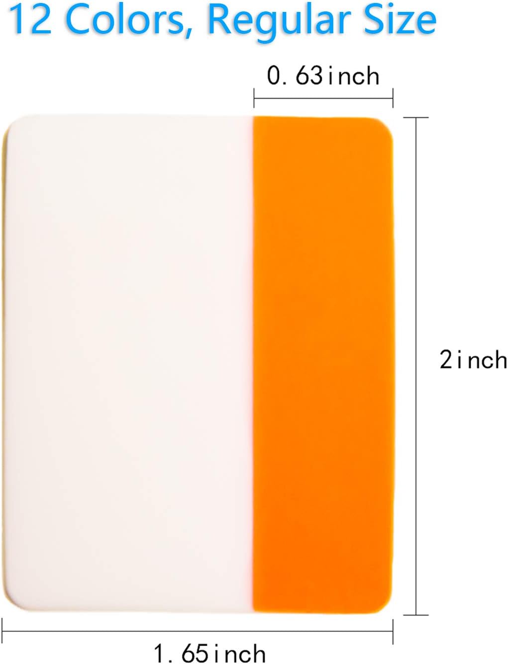 KIMCOME 480 Pieces Sticky Tabs 2 Inch Index Tabs, Colored Page Markers Repositionable Tape Flags For Books, Binders And File Folders, [24 Sets 12 Colors] Easy To Stick, Removes Cleanly : Office Products