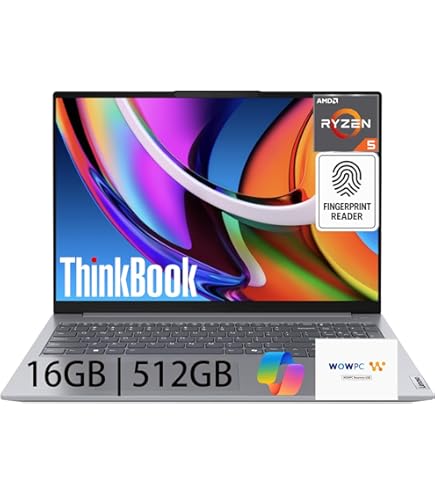 Amazon.com: Lenovo ThinkBook 16 Gen 8 AI Business Laptop, 16