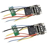 For Dewalt DCB200 20V Battery PCB Circuit Board 2PCS ABS Shell Protection Guard Assembly Repair