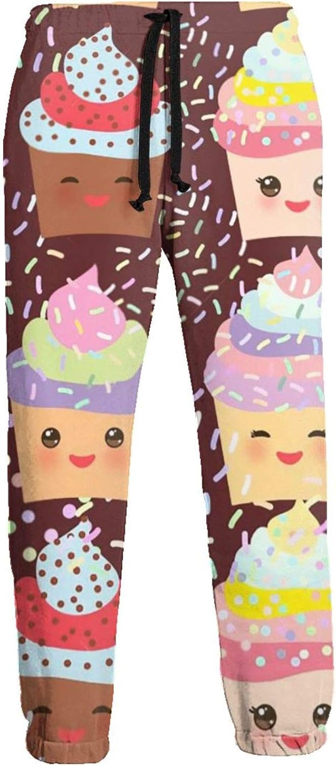 IceCream Coner Casual Hip Hop Trousers Length Jogger Pants Baggy