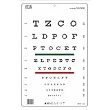 amazon com snellen type plastic eye chart 10 industrial scientific
