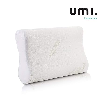 Umi. Essentials Kissen Orthopädisches Nackenstützkissen,Viscoelastischem Gelschaum(Memory Foam) In Weiß,Einstellbare Höhe,Vis