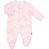 Magnetic Me Footie Pajamas Soft Modal Baby Sleepwear with Quick Magnetic Fastener | Boys and Girls Sleeper Preemie-24 Months