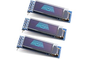 WayinTop 3PCS 0.91 inch OLED Display Module IIC 128x32 OLED Screen Driver DC 3.3V~5V for Arduino ESP32 ESP8266 AVR PIC STM32(