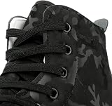 XUDREZ Roller Skates High-Top Light Up Unisex 37 Black Camouflage view 6