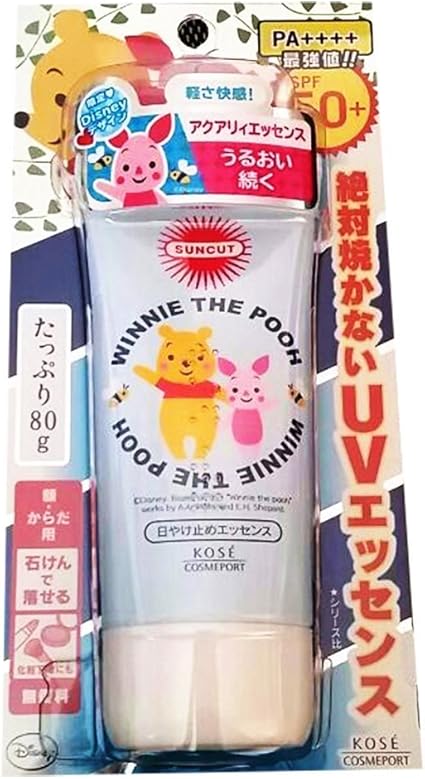 Amazon 数量限定 ディズニー くまのプーさん Kose サンカット 日やけ止めエッセンス Spf50 Pa 80g Uv カット 日焼け止め 通販