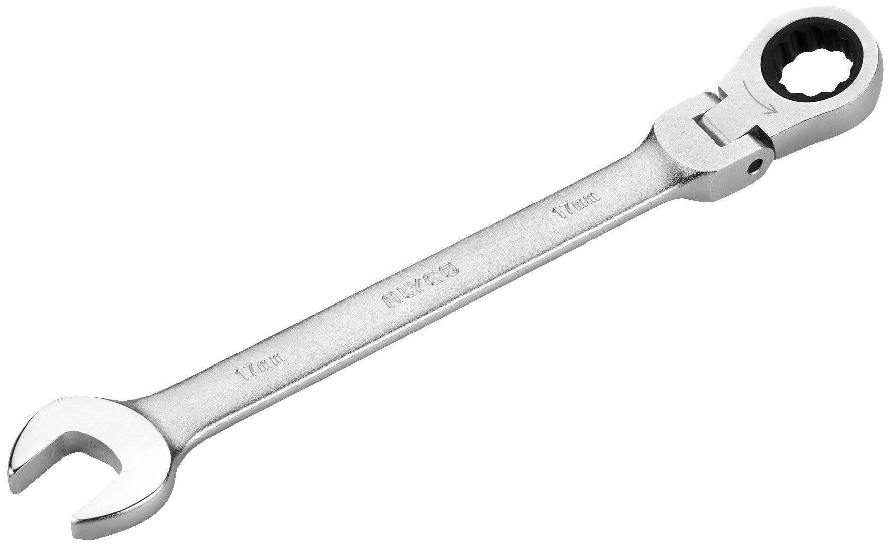 Alyco - Combination Wrench with Reversible and Flexible Ratchet, 21 mm - 191937