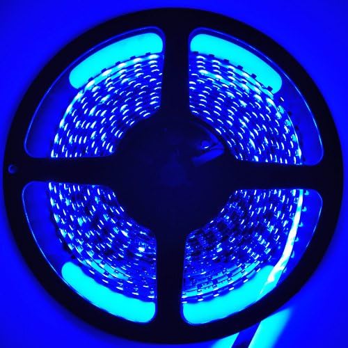 1 X 5m Length Blue 3528 SMD Waterproof 600 Leds Flexible 12V Lamp Light Decoration
