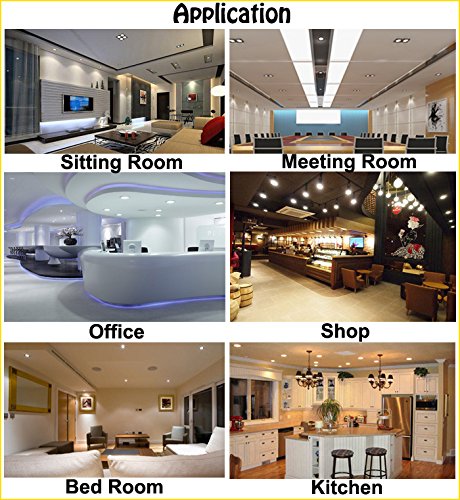 GU10 LED Bulbs Soft White 2700K, 6.5W 550LM 65W Equivalent, 120V, 40° Beam Angle LED Spotlight Recessed Lighting GU10 Track Lighting by Boxlood (6 Pack, Dimmable)