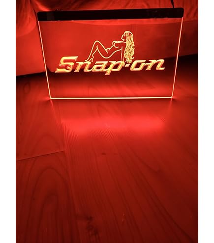 Led Light Sign For Snap-on Tools Parts Shop and Repair Service