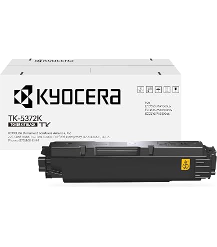 Amazon.com: KYOCERA TK-5382K Black Toner Cartridge for ECOSYS
