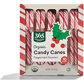365 by Whole Foods Market, Organic Candy Canes, Peppermint Flavored, 5 Ounce