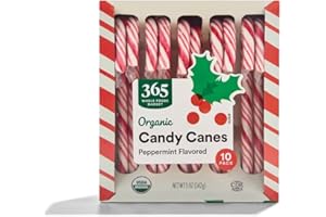 365 by Whole Foods Market, Organic Candy Canes, Peppermint Flavored, 5 Ounce