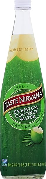 TASTE NIRVANA, REAL COCONUT WATER, 23.6 FL OZ