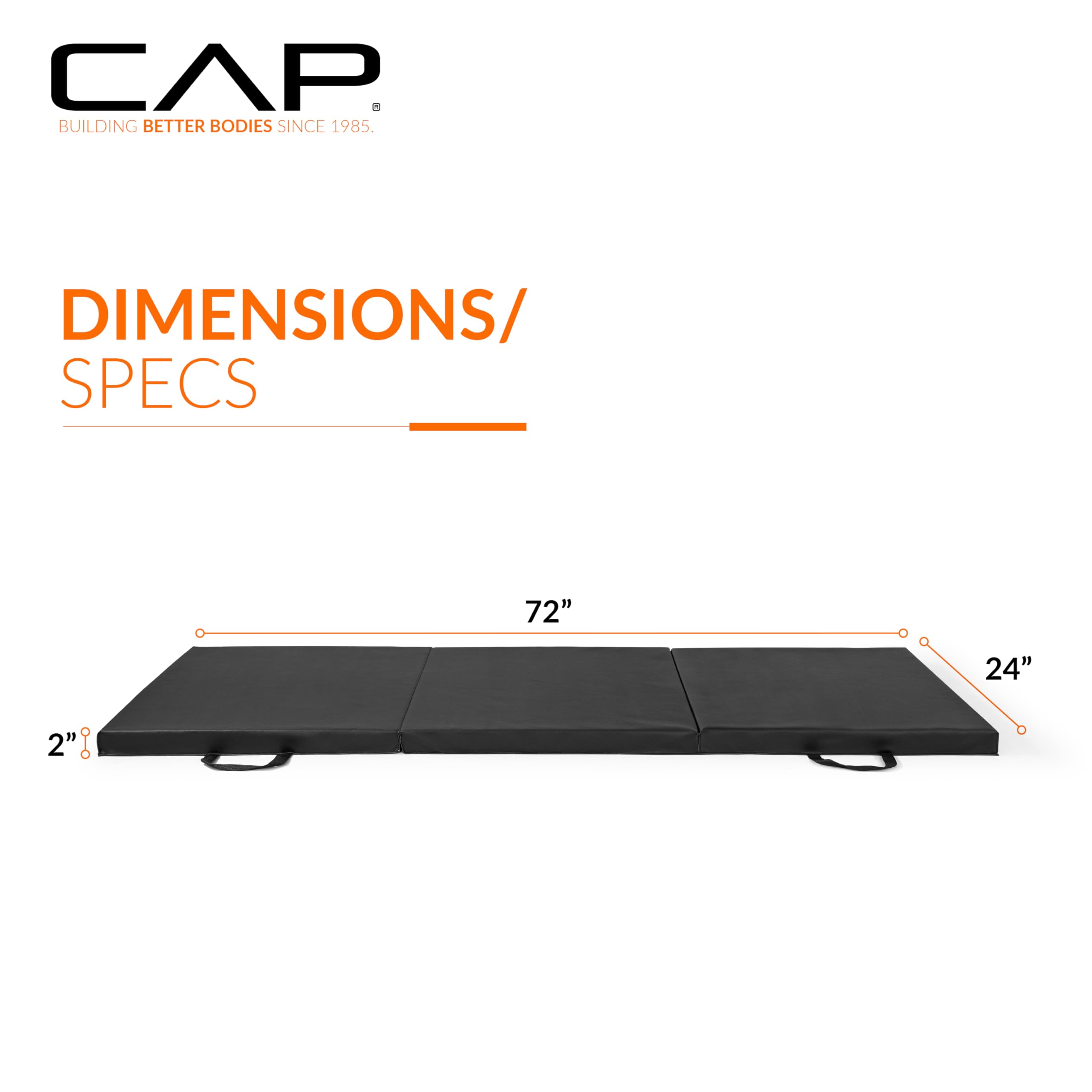 CAP Barbell All Purpose Folding Anti Tear Exercise Training Aerobic Fitness Gym & Gymnastics Balance Mat | Multiple options
