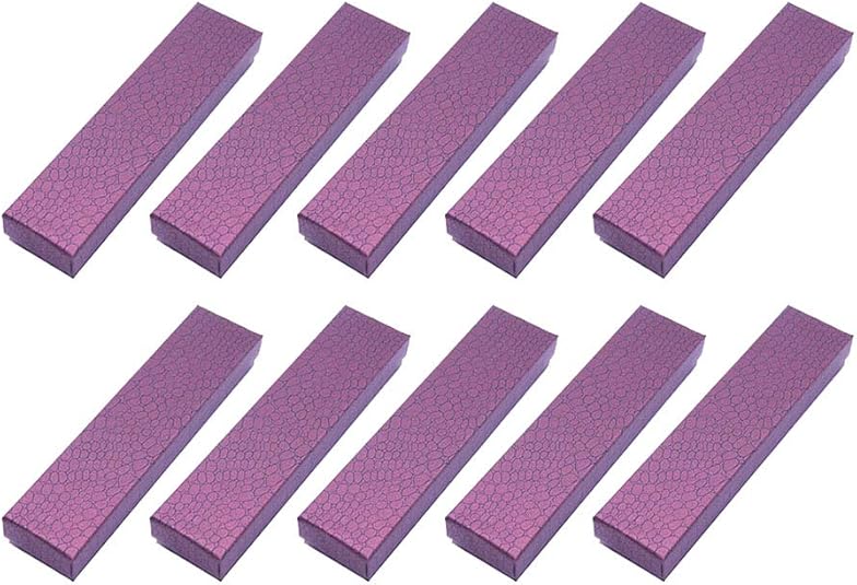 Sharplace 10x Caja De Joyería De Cartón Grueso Collar Pulsera