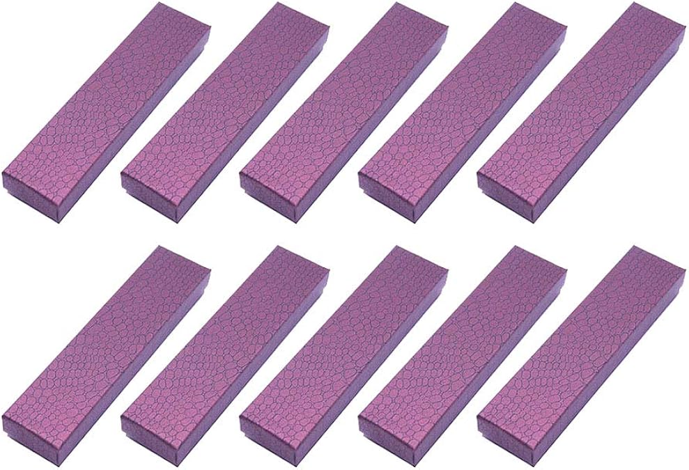 Sharplace 10x Caja De Joyería De Cartón Grueso Collar Pulsera