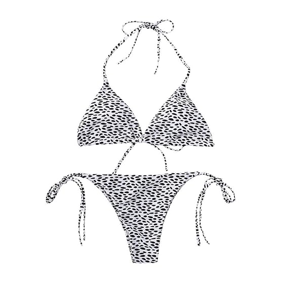 black and white leopard print swimsuit