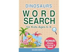Dinosaurs Word Search for Kids: Prehistoric Puzzle Adventure for Ages 6–9