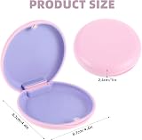 TIESOME Retainer Case Magnetic Closure Pink Slim Braces Tray Case view 2