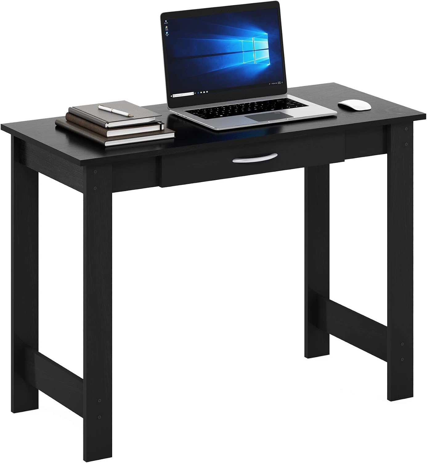 Furinno Computer Desks, Wood, Black, 99.57 (W) x 73.66 (H) x 44.45 (D) cm - Image 5