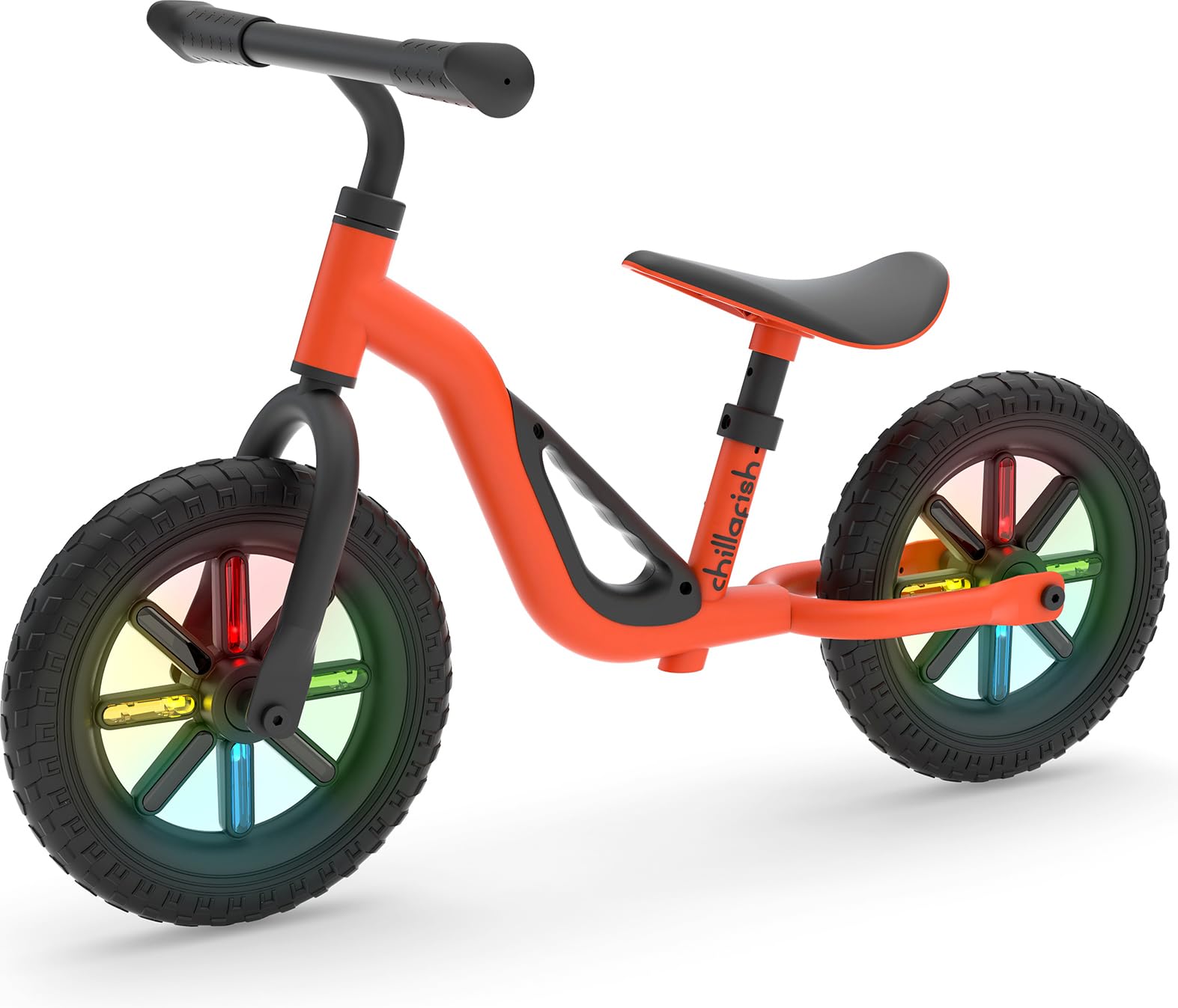 Chillafish Charlie Kids Balance Bike: Lightweight Frame, Toddler Bicycle with No-Puncture Tires, Adjustable Seat & Handle Bars, Easy Carry Handle