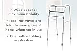 Aidapt Adjustable Folding Aluminium Walking Frame Lightweight Anti Slip Feet view 3