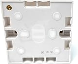 Drut 1 Gang Surface Mount Back Box Pattress Box 16mm x 85mm x 85mm White 1pc view 4