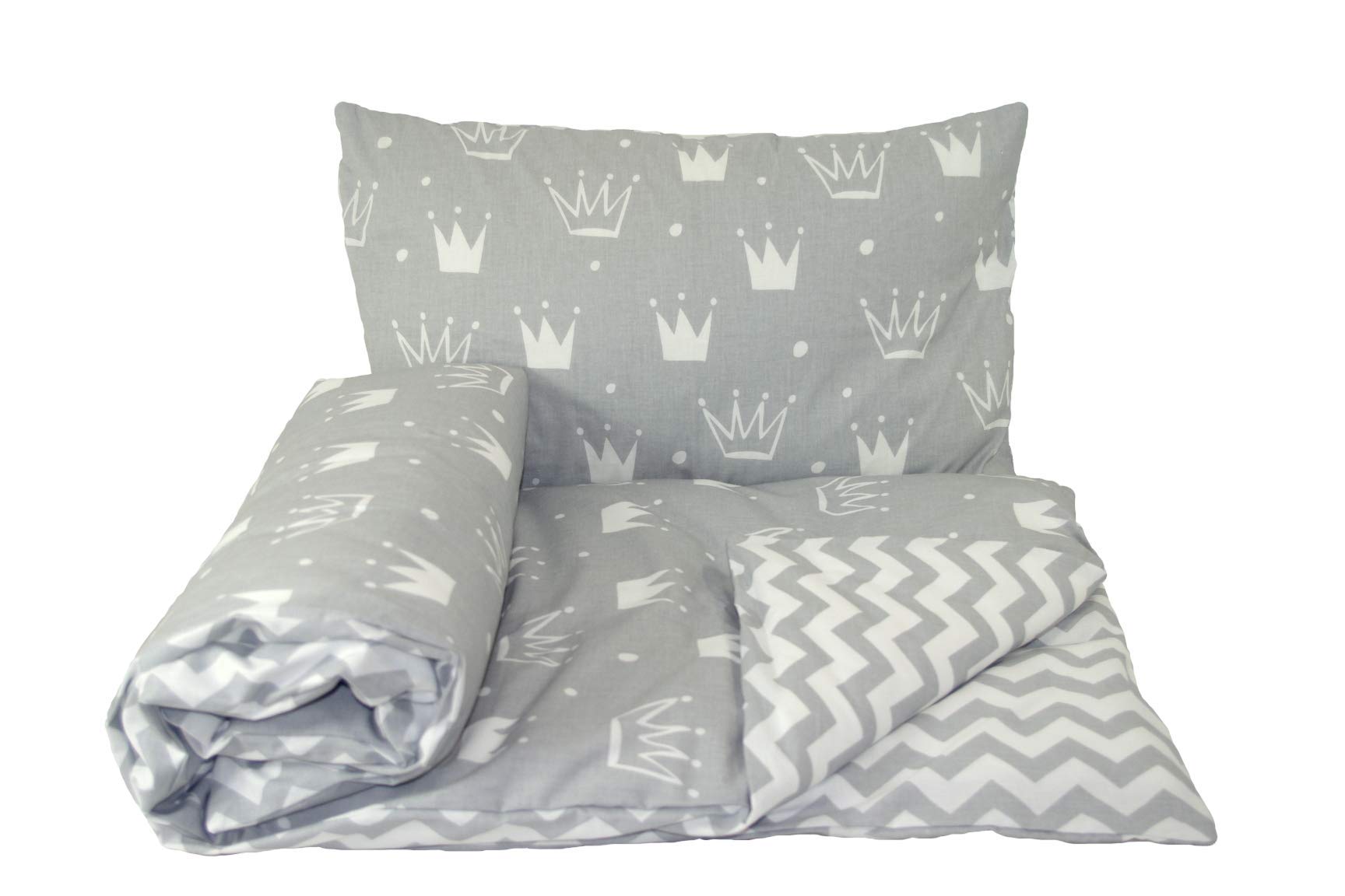 Reversible 2pcs Baby Bedding Set Duvet/Quilt Cover + Pillowcase (120x90cm for cots and cotbeds, 23)