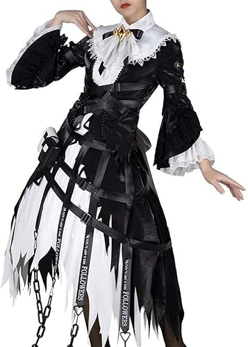 Amazon Cos アークナイツ Arknights ナイチンゲール ハロウィン 洋服 制服 コスプレ衣装 コスプレ ワンピース ドレス Cosplay ロリータ コスチューム L コスプレ 仮装 通販