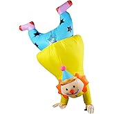 Warmoor Inflatable Clown Costume, Halloween Blow Up Costumes for Men Women Unisex Funny Adult Suit for Cosplay Carnival Party